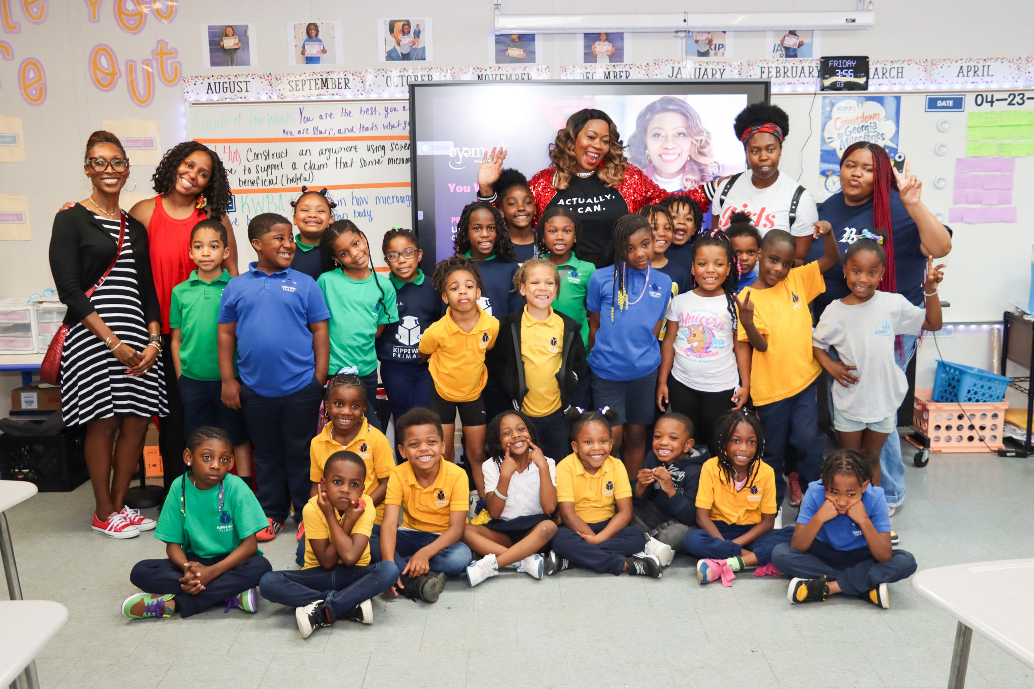 Lisa S. Jones Speaks to Girls Inc. students at KIPP WAYS Academy about Entrepreneurship