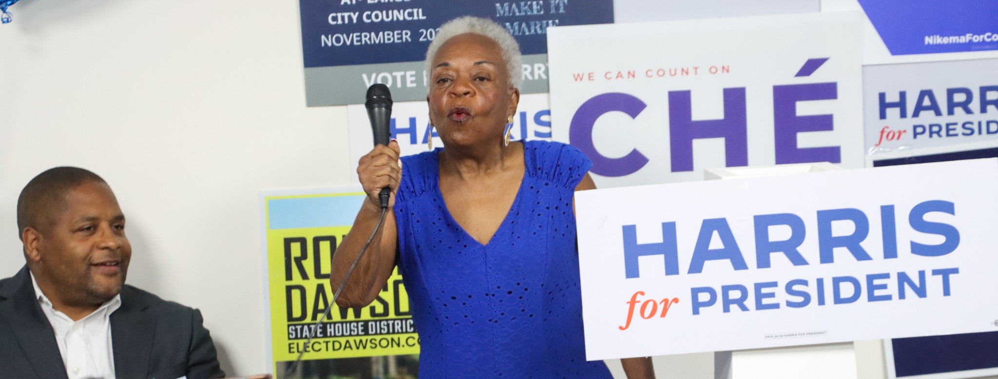 Harris Opens New Office in East Point as 2024 Campaign Heats Up