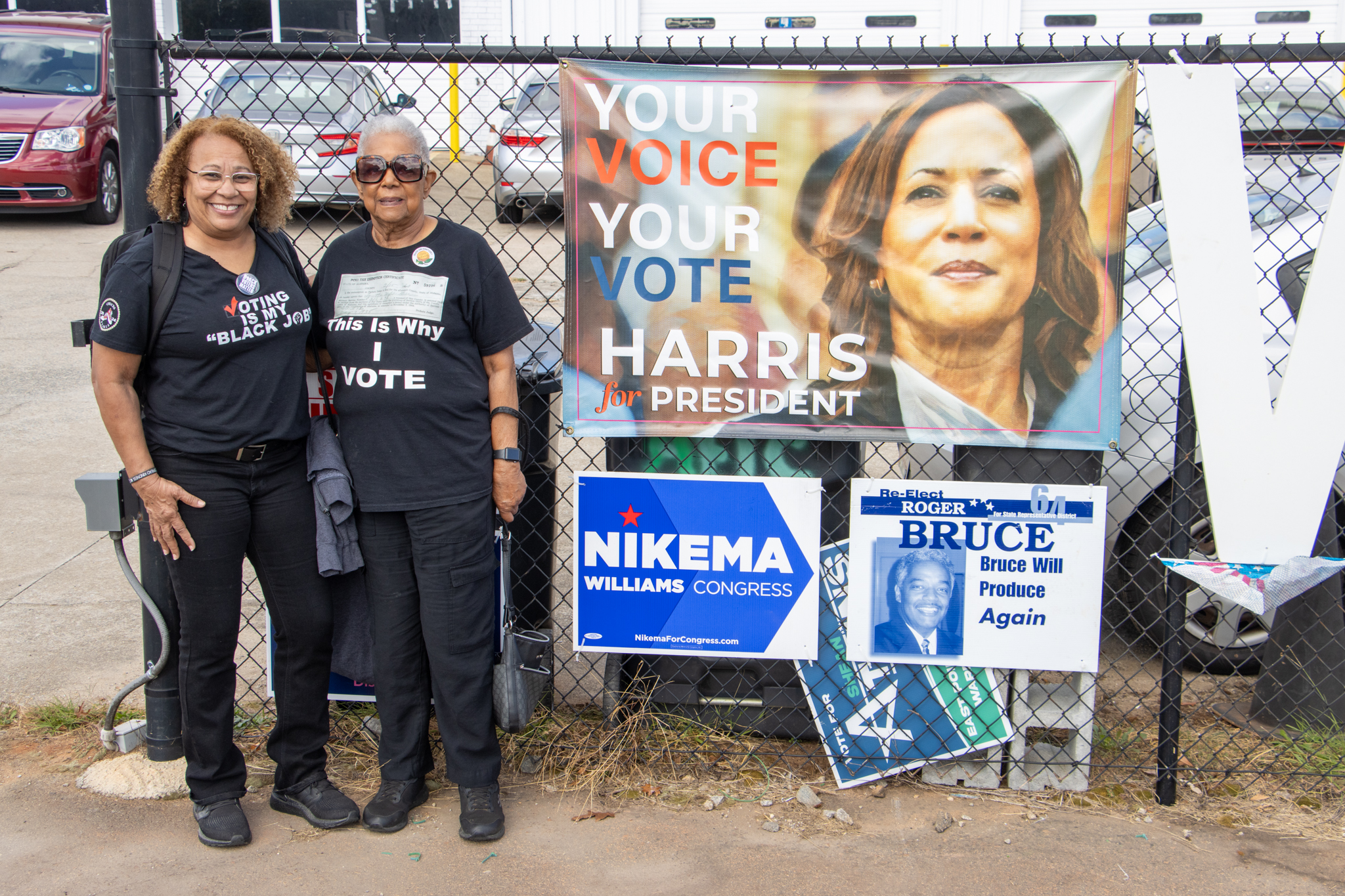 Loretta Green, 89, Wears Her Poll Tax Certificate as a Badge of Perseverance