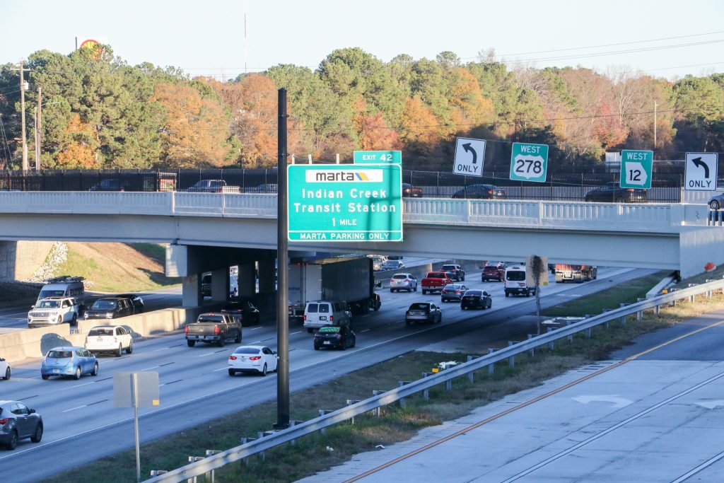 I285 Nb @ Covington Highway In Dekalb County, Ga