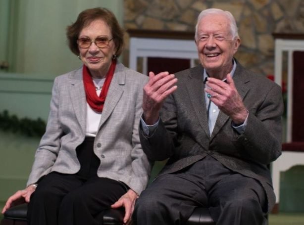 Carter, Jimmy & Rosalynn @ Church