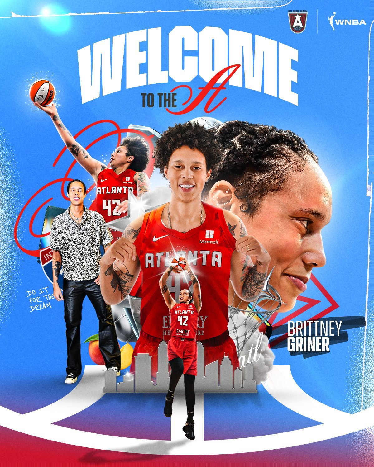 Atlanta Dream Sign Brittney Griner in Historic Free Agent Acquisition