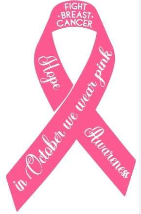 Fight Breast Cancer Ribbon