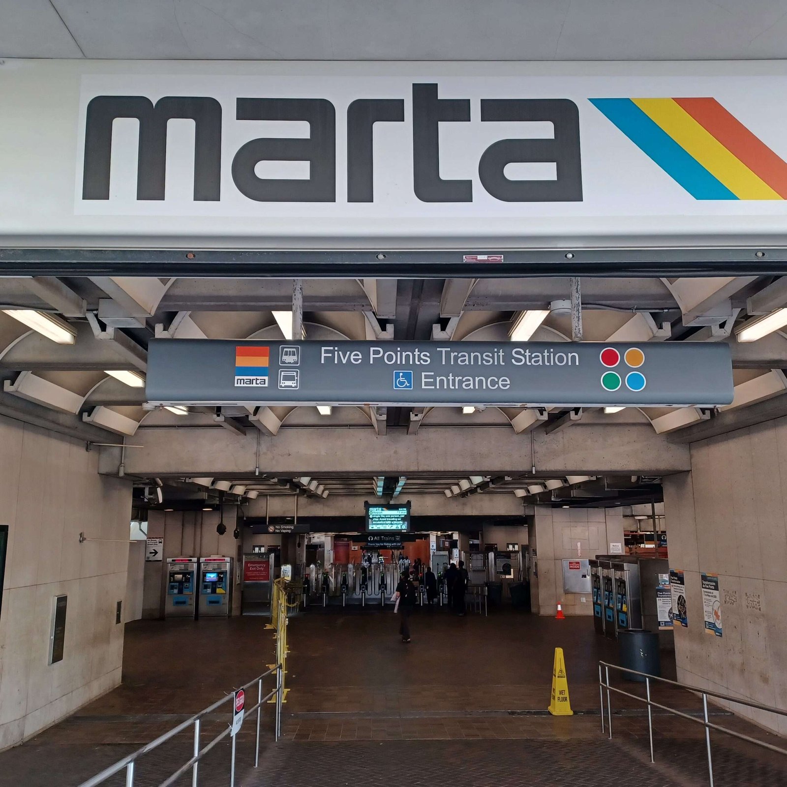 MARTA Five Points Station Entrance