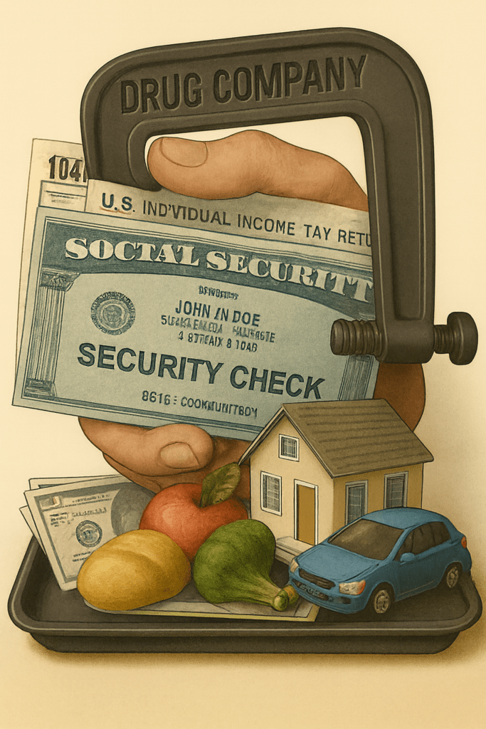 Social Security Check being squeezed