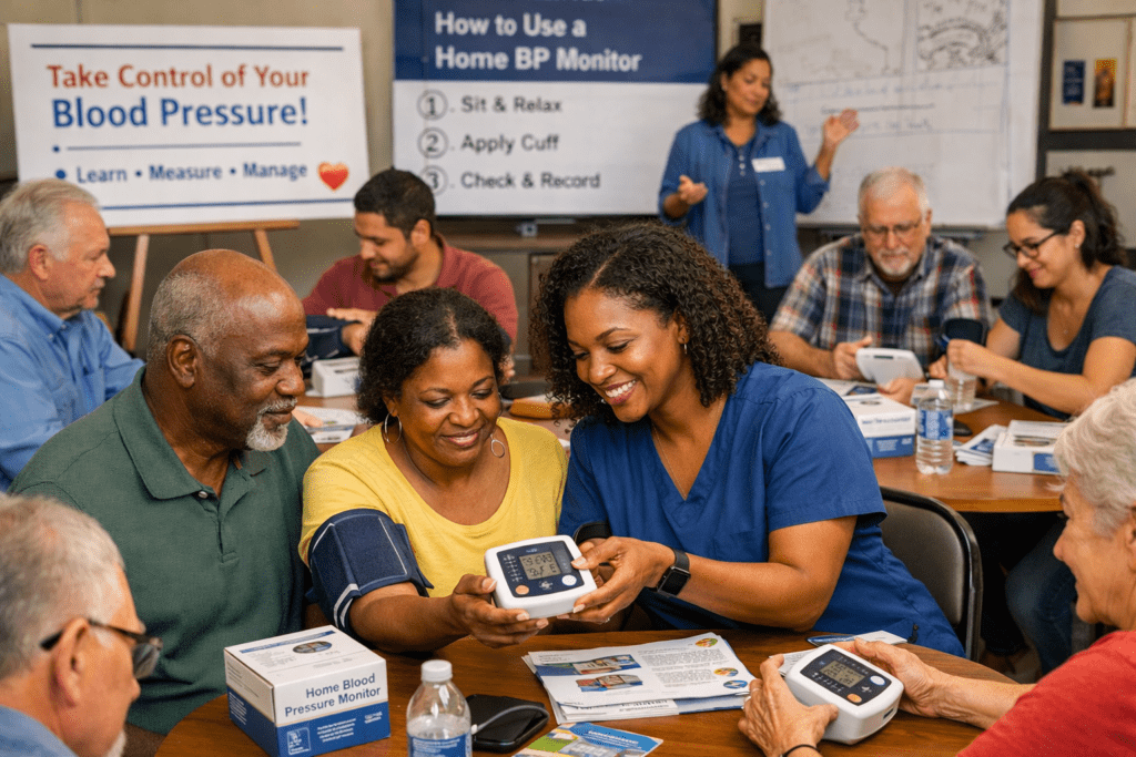 AHI blood pressure testing